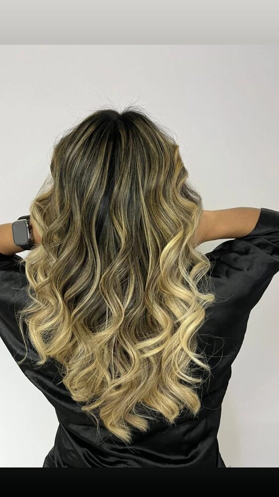 Balayage con ondas