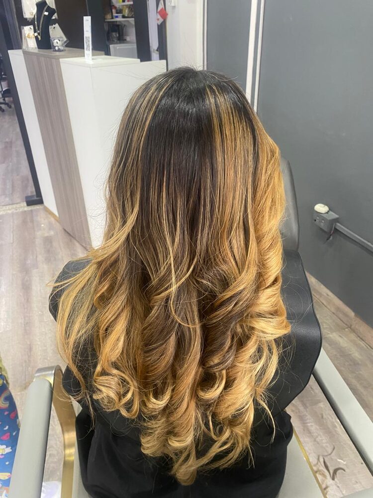Ombré rubio
